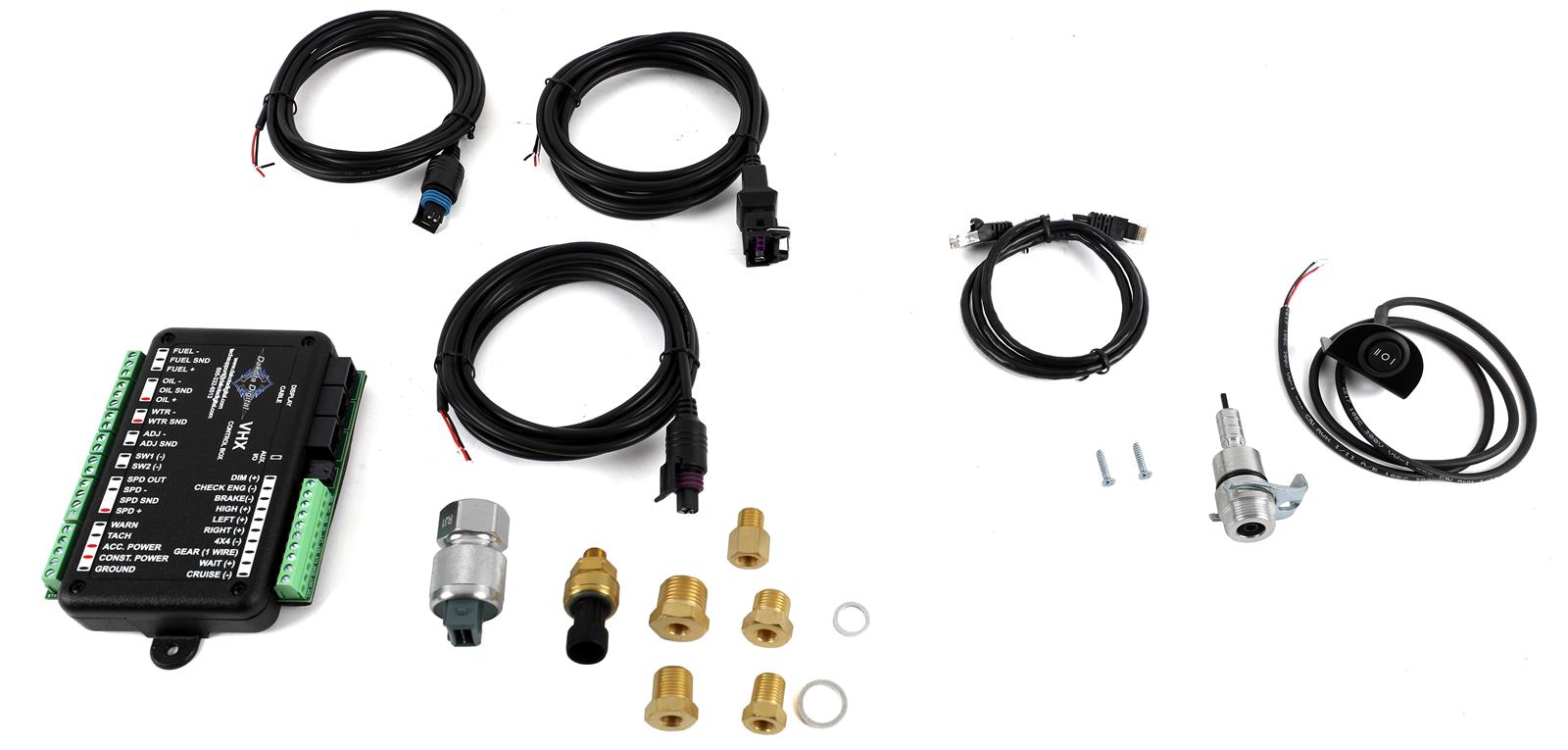 Dakota Digital VHX Series Direct-Fit Analog Gauge Systems VHX-69F-MUS-S-B
