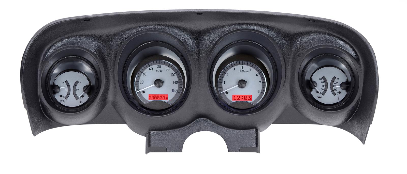 Dakota Digital VHX Series Direct-Fit Analog Gauge Systems VHX-69F-MUS-S-R