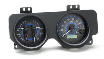 Dakota Digital VHX Series Direct-Fit Analog Gauge Systems VHX-69P-FIR-C-B