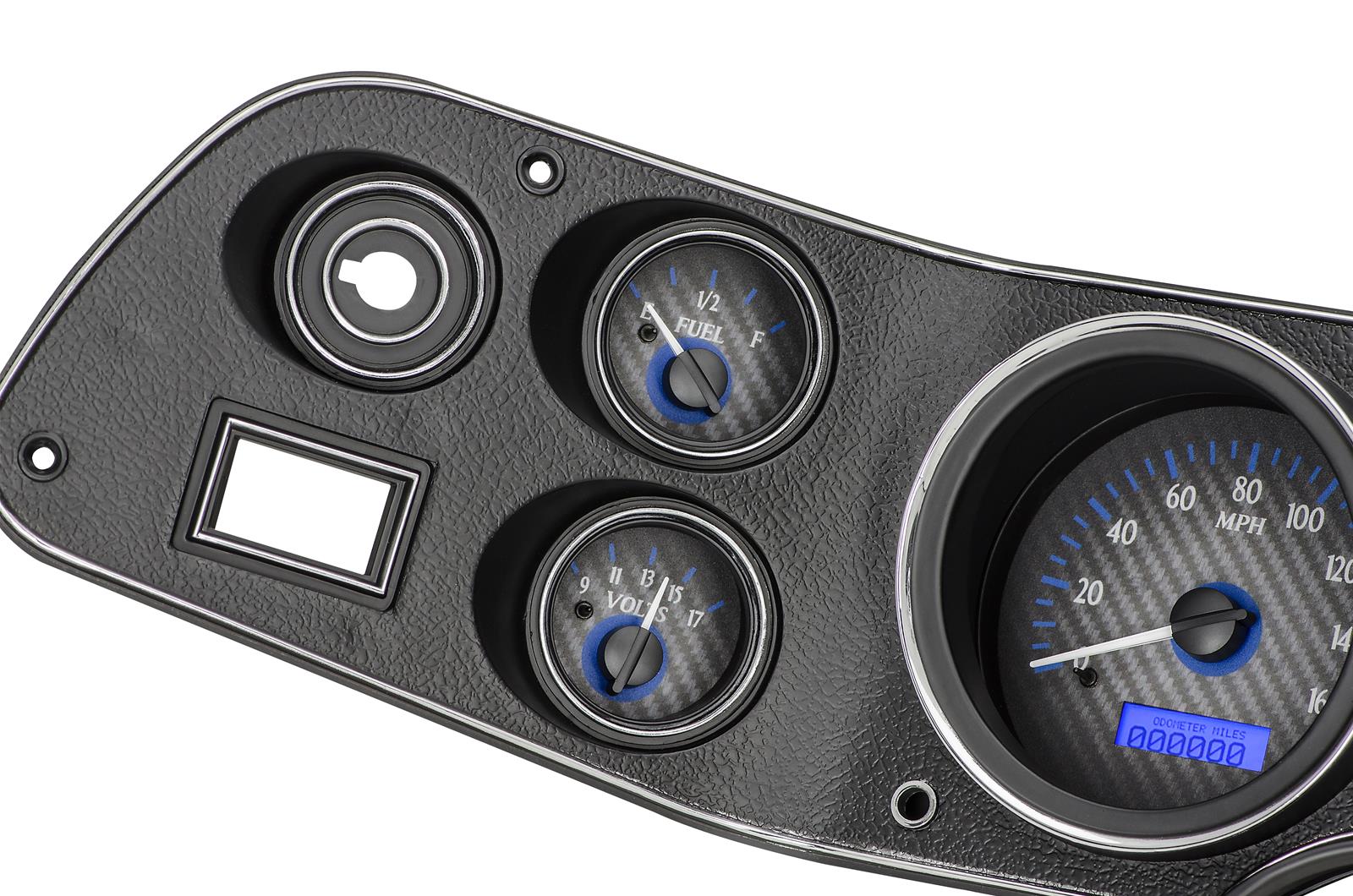 Dakota Digital VHX Series Direct-Fit Analog Gauge Systems VHX-70C-CAM-S-W