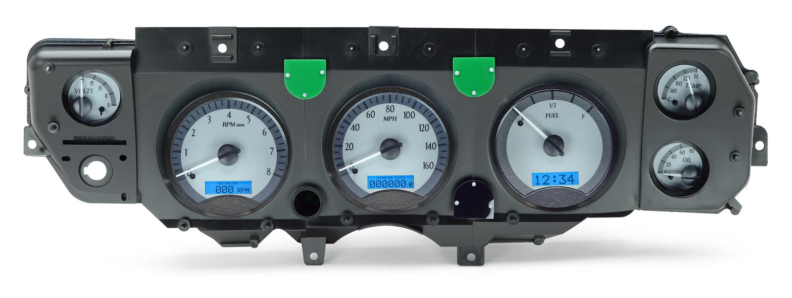 Dakota Digital VHX Series Direct-Fit Analog Gauge Systems VHX-70C-CVL-S-B