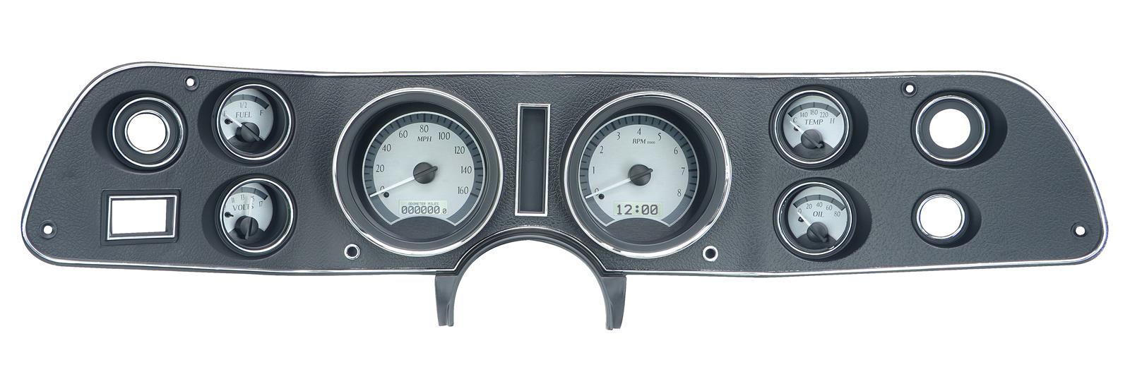 Dakota Digital VHX Series Direct-Fit Analog Gauge Systems VHX-70C-CVL-S-W