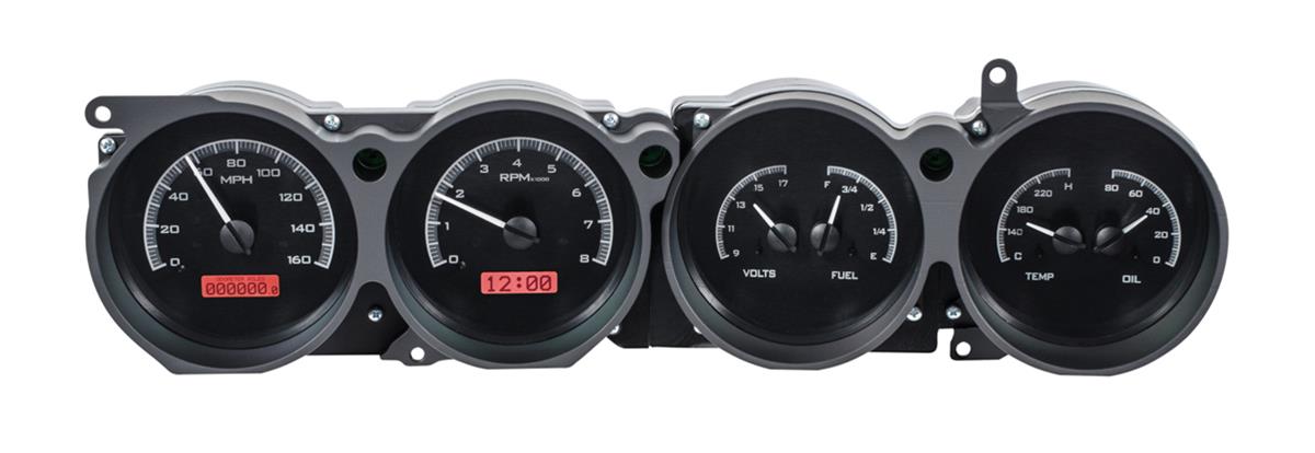 Dakota Digital VHX Series Direct-Fit Analog Gauge Systems VHX-70D-CLG-K-R