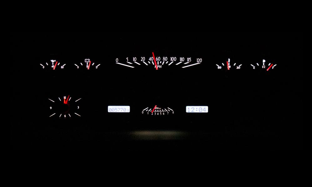 Dakota Digital VHX Series Digital Gauges VHX-70F-TOR-K-W