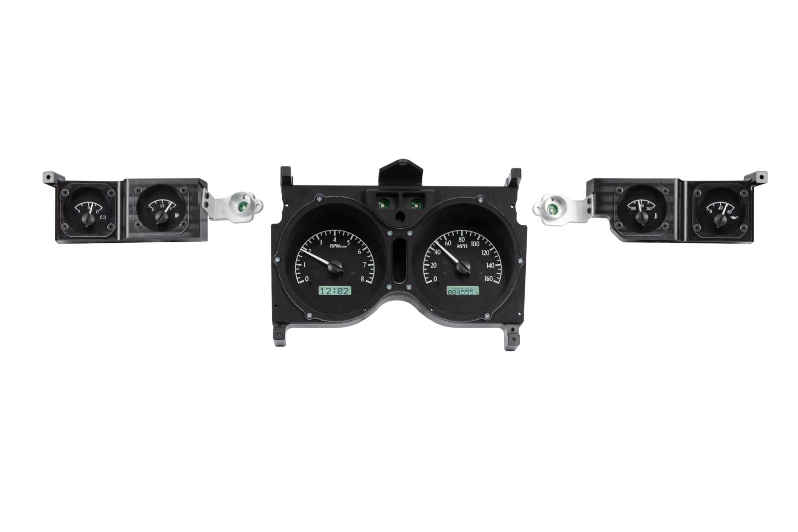 Dakota Digital VHX Series Direct-Fit Analog Gauge Systems MHX-73C-CVL-K-W