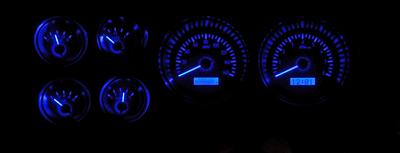 Dakota Digital VHX Series Direct-Fit Analog Gauge Systems VHX-73C-PU-C-B