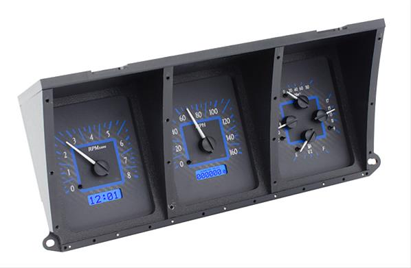 Dakota Digital VHX Series Direct-Fit Analog Gauge Systems VHX-73F-PU-C-B