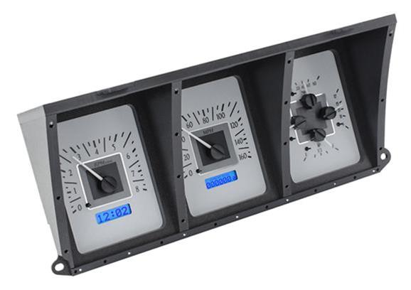 Dakota Digital VHX Series Direct-Fit Analog Gauge Systems MHX-73F-PU-S-B