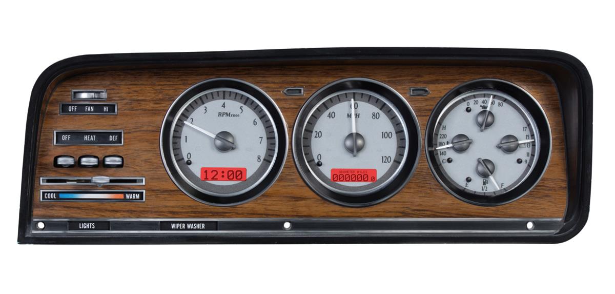 Dakota Digital VHX Series Direct-Fit Analog Gauge Systems VHX-73J-WAG-S-R