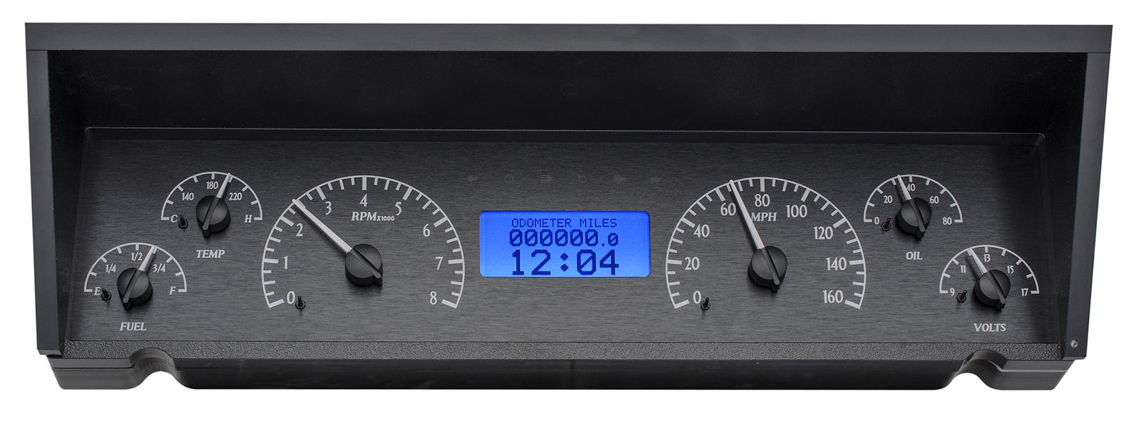 Dakota Digital VHX Series Direct-Fit Analog Gauge Systems VHX-77C-CAP-K-B
