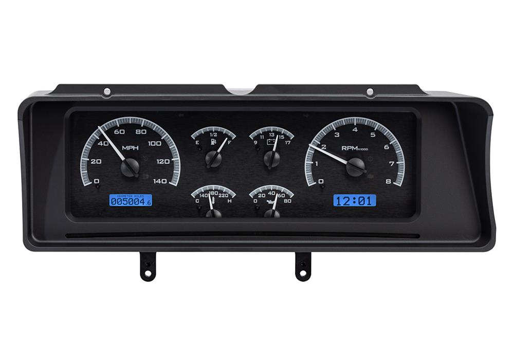 Dakota Digital VHX Series Direct-Fit Analog Gauge Systems MHX-78C-MAL-K-B