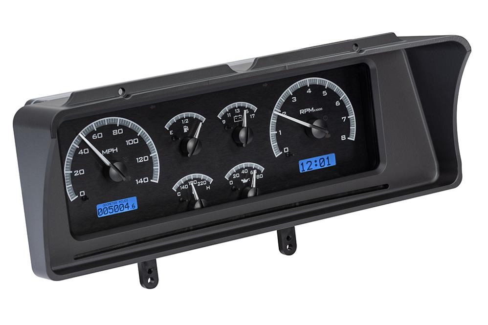 Dakota Digital VHX Series Direct-Fit Analog Gauge Systems MHX-78C-MAL-K-B