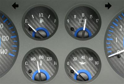 Dakota Digital VHX Series Direct-Fit Analog Gauge Systems VHX-78C-MC-C-B