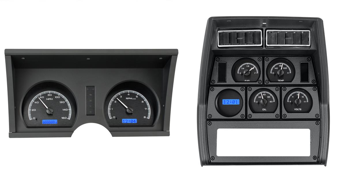 Dakota Digital VHX Series Direct-Fit Analog Gauge Systems VHX-78C-VET-K-B