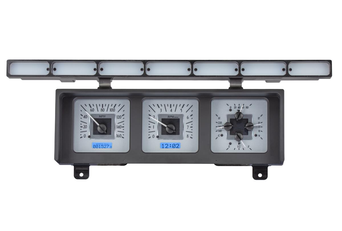 Dakota Digital VHX Series Direct-Fit Analog Gauge Systems VHX-80F-PU-S-B