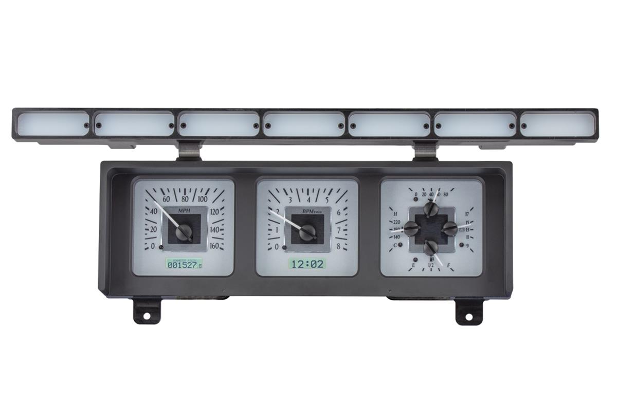 Dakota Digital VHX Series Direct-Fit Analog Gauge Systems VHX-80F-PU-S-W