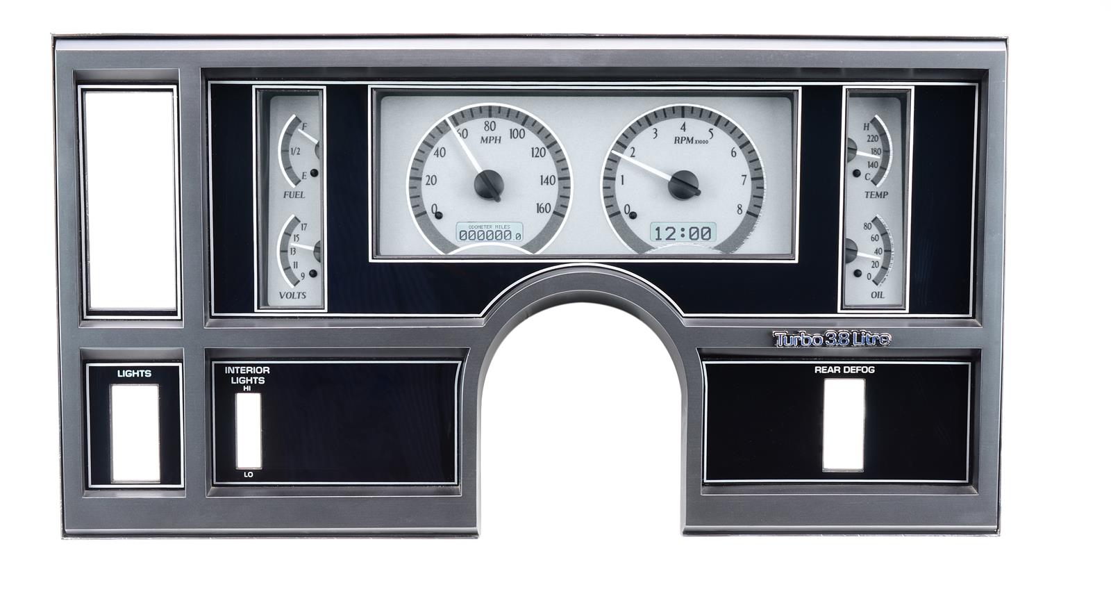 Dakota Digital VHX Series Direct-Fit Analog Gauge Systems VHX-84B-REG-S-W