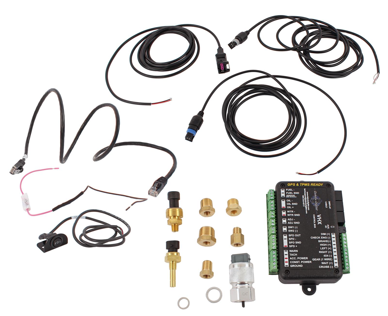 Dakota Digital VHX Series Direct-Fit Analog Gauge Systems VHX-86C-S10-S-W