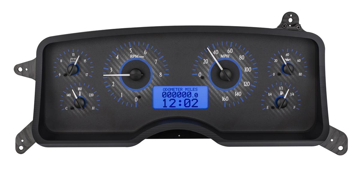 Dakota Digital VHX Series Direct-Fit Analog Gauge Systems VHX-87F-MUS-C-B