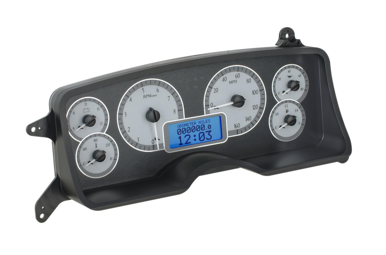 Dakota Digital VHX Series Direct-Fit Analog Gauge Systems VHX-87F-MUS-S-B