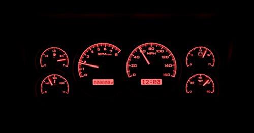 Dakota Digital VHX Series Direct-Fit Analog Gauge Systems VHX-88C-PU-K-R