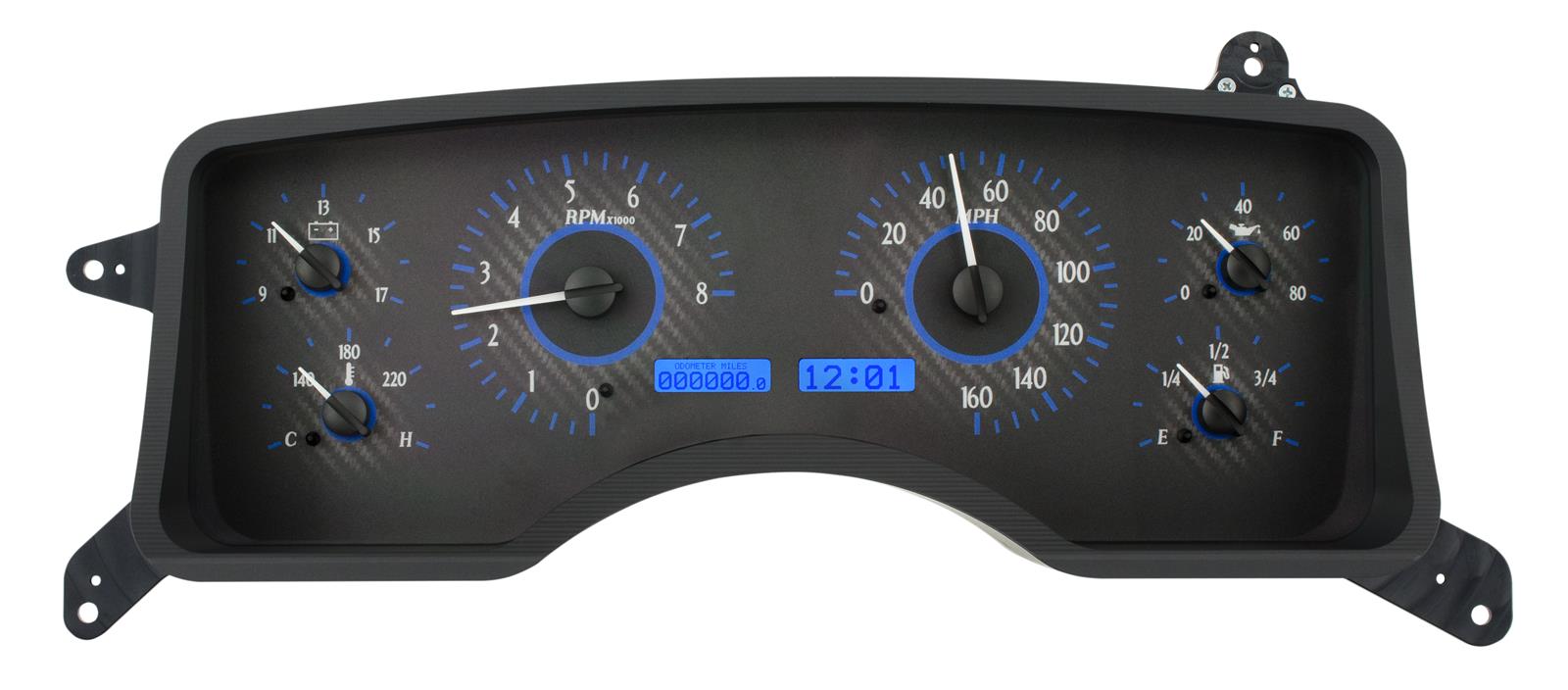 Dakota Digital VHX Series Direct-Fit Analog Gauge Systems VHX-90F-MUS-C-B