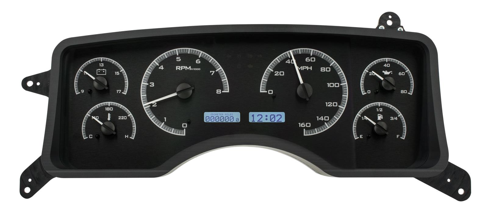 Dakota Digital VHX Series Direct-Fit Analog Gauge Systems VHX-90F-MUS-K-W