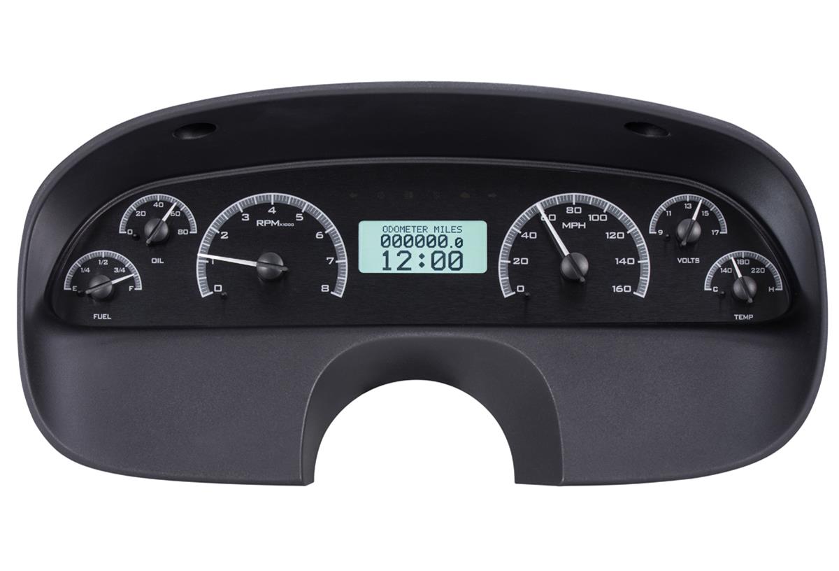Dakota Digital VHX Series Direct-Fit Analog Gauge Systems VHX-94C-CAP-K-W