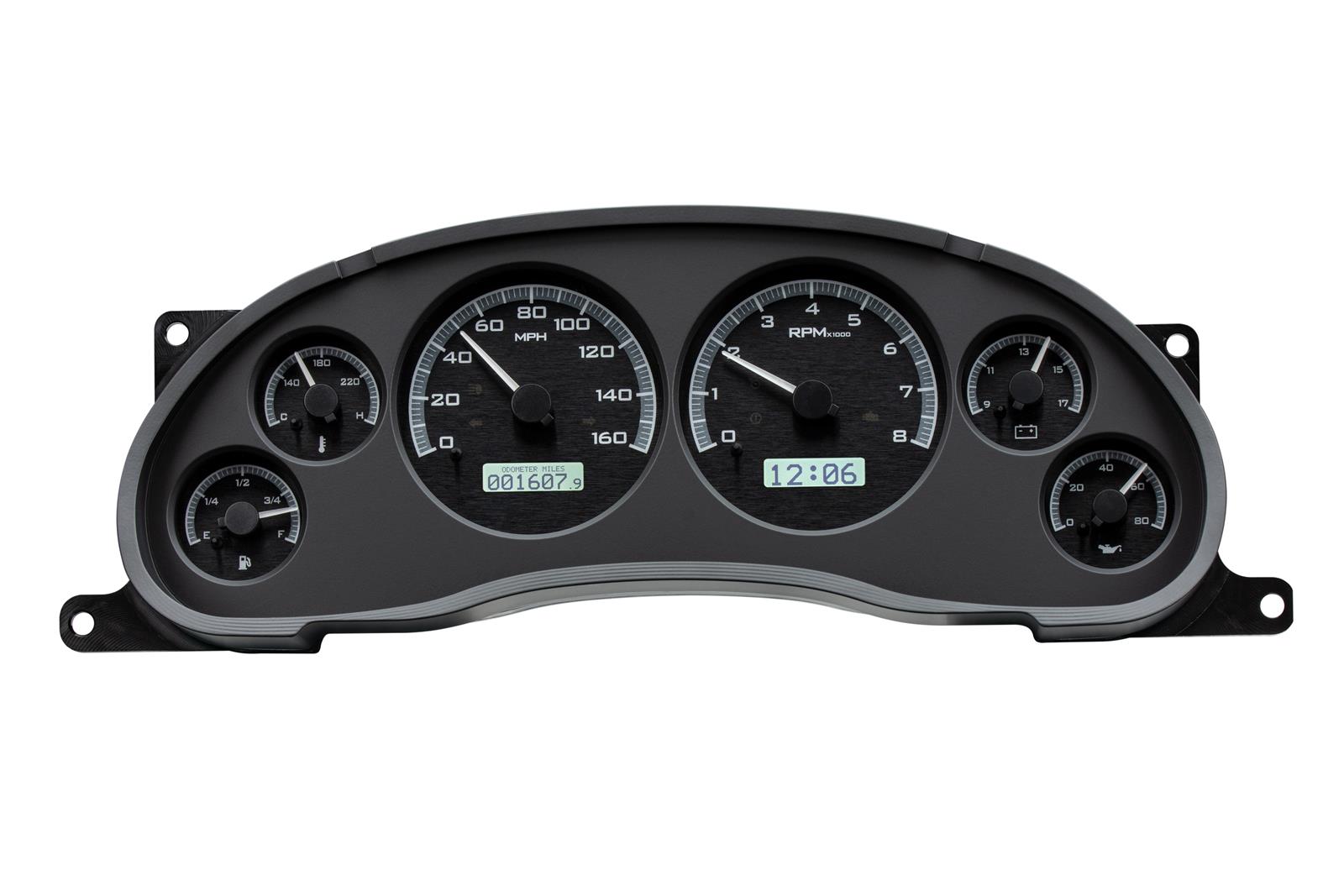 Dakota Digital VHX Series Direct-Fit Analog Gauge Systems VHX-94F-MUS-K-W