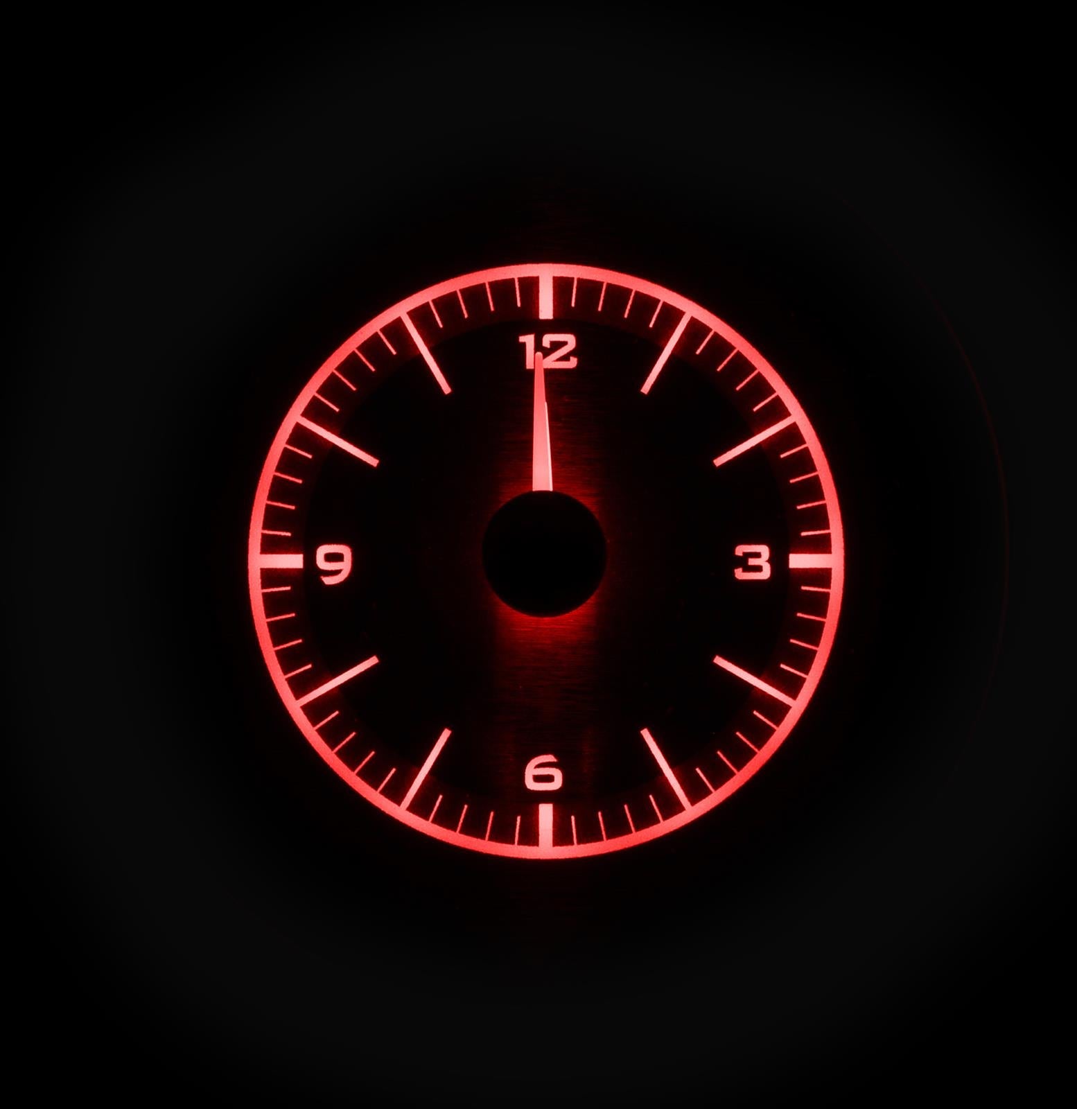 Dakota Digital VHX Series Analog Clocks VLC-55C-K-B