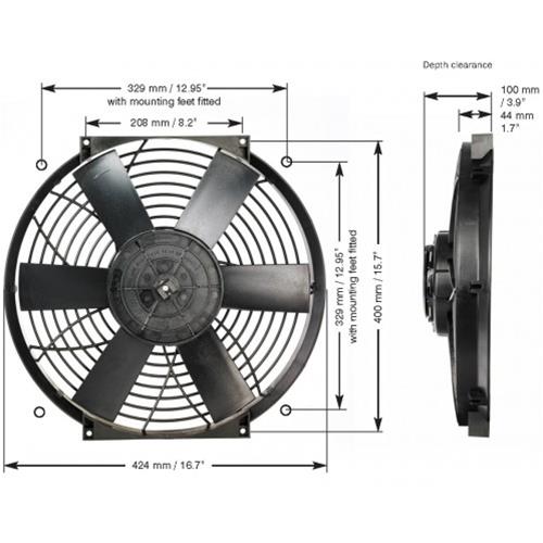 Davies Craig Thermatic Electric Fans DC-0166