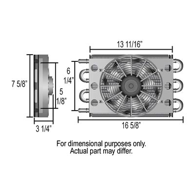 Derale Dyno-Cool Remote Fluid Coolers 12731