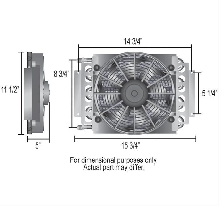 Derale Electra-Cool Remote Fluid Coolers 13700