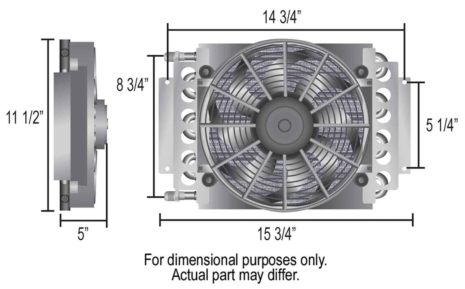 Derale Electra-Cool Remote Fluid Coolers 13900