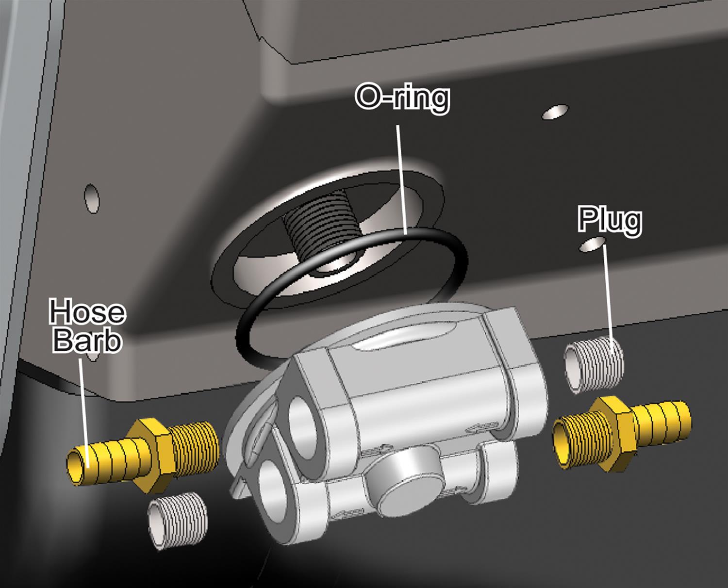 Derale Engine Oil Filter Relocation Kits 15781