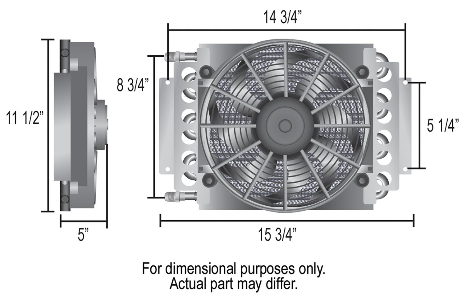 Derale Electra-Cool Remote Fluid Coolers 15900