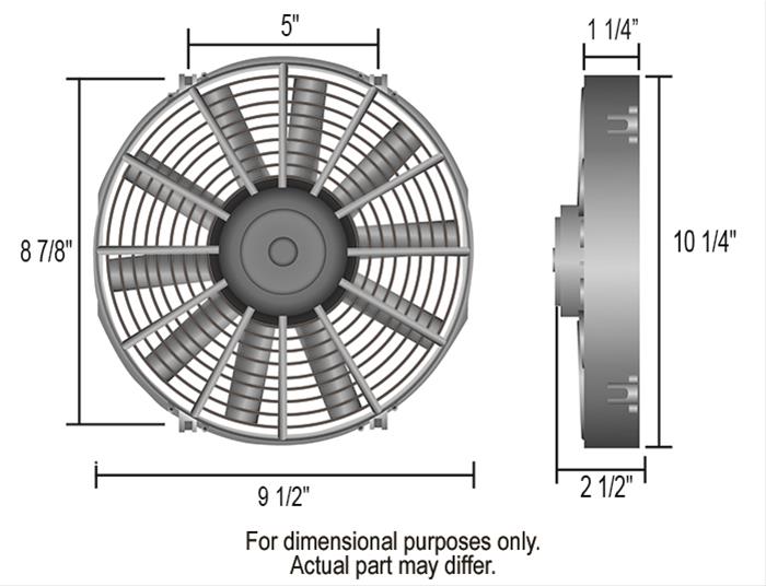 Derale Tornado Universal Fans 16509