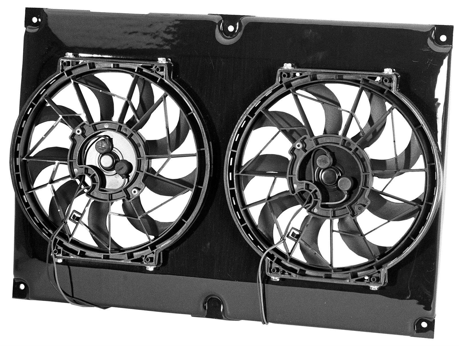 Derale High-Output Dual RAD Fan and Shroud Kits 16812
