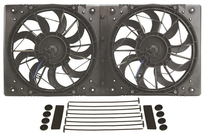 Derale High-Output Dual RAD Fan and Shroud Kits 16812