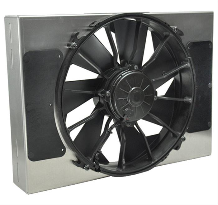 Derale High-Output Single RAD Fan and Shroud Kits 16814