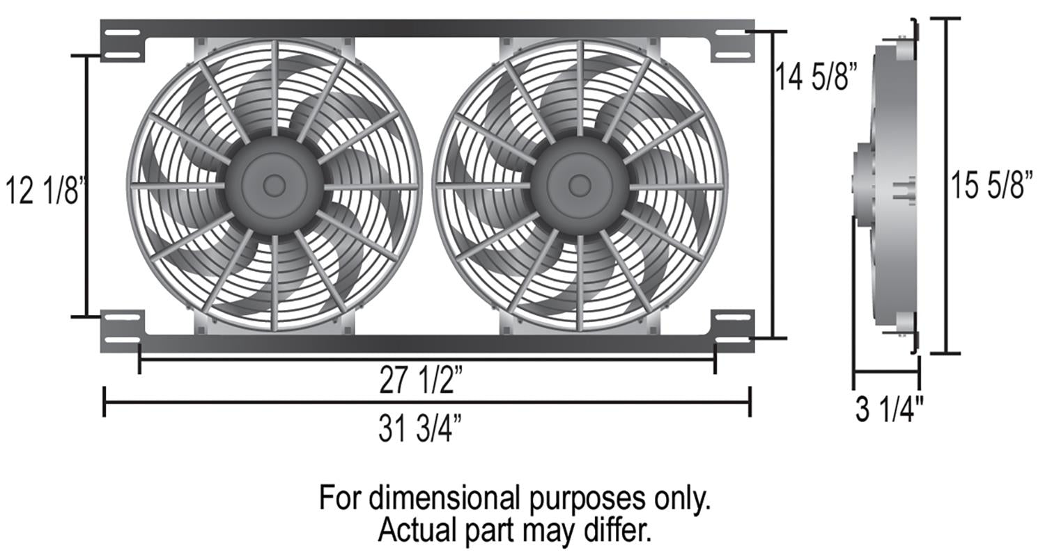 Derale Tornado Universal Fans 16834