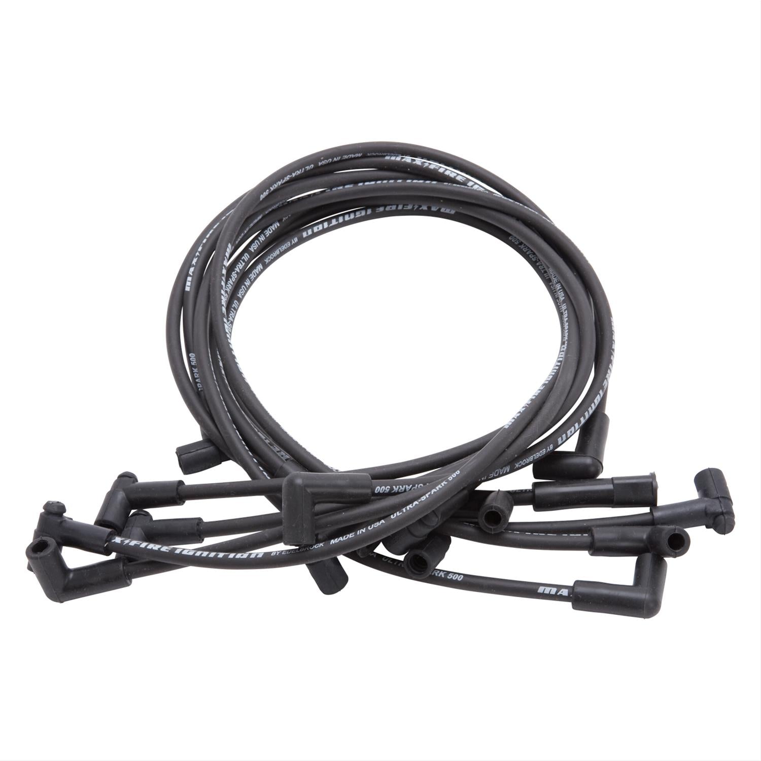 Edelbrock Max-Fire Ultra-Spark 500 Spark Plug Wire Sets 22703
