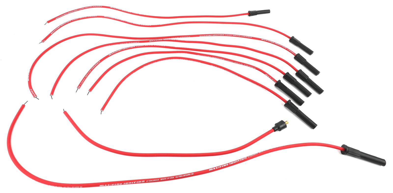 Edelbrock Max-Fire Ultra-Spark 50 Universal Spark Plug Wire Sets 22710