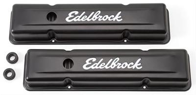 Edelbrock Signature Series Black Valve Covers 4443