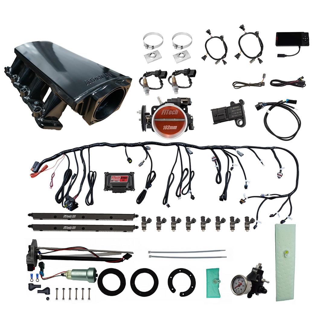 FiTech Ultimate LS EFI 750 HP Fuel Injection Systems with Go Fuel In-Tank Module 76113
