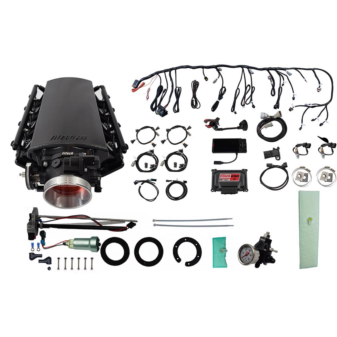 FiTech Ultimate LS EFI 1,000 HP Fuel Injection Systems with Go Fuel In-Tank Module 76131