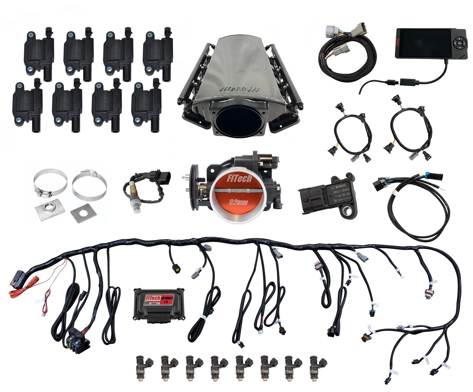 FiTech Ultimate LS EFI 500 HP Fuel Injection Systems 78012
