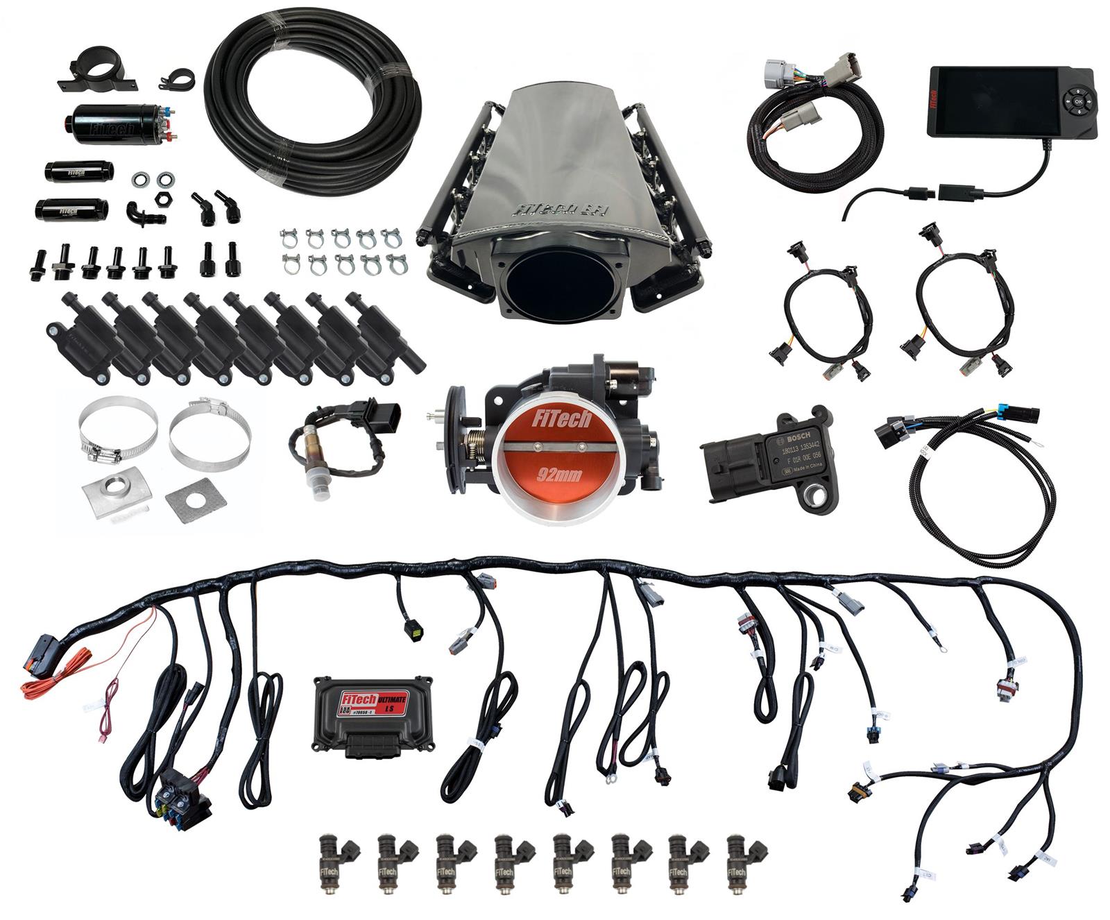 FiTech Ultimate LS EFI 500 HP Fuel Injection Systems 78112