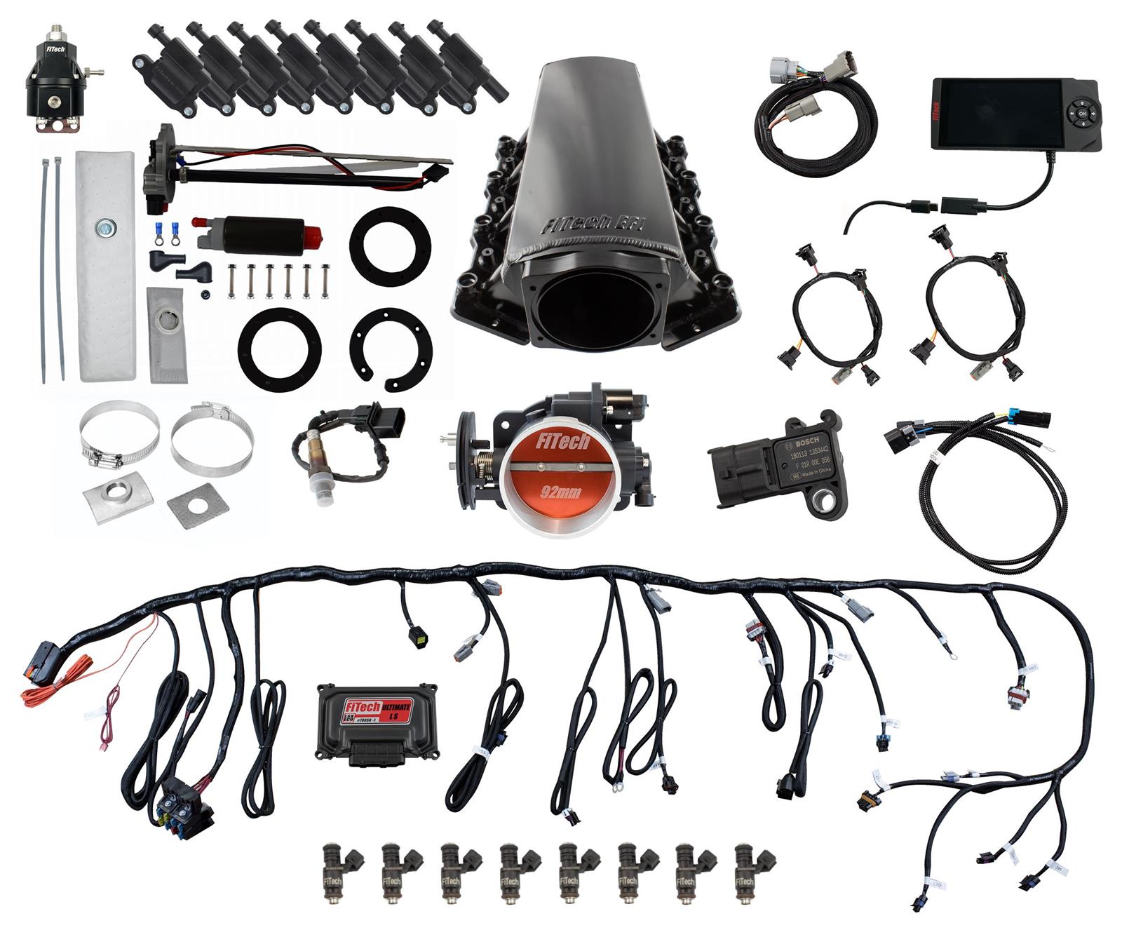 FiTech Ultimate LS EFI 500 HP Fuel Injection Systems 78602