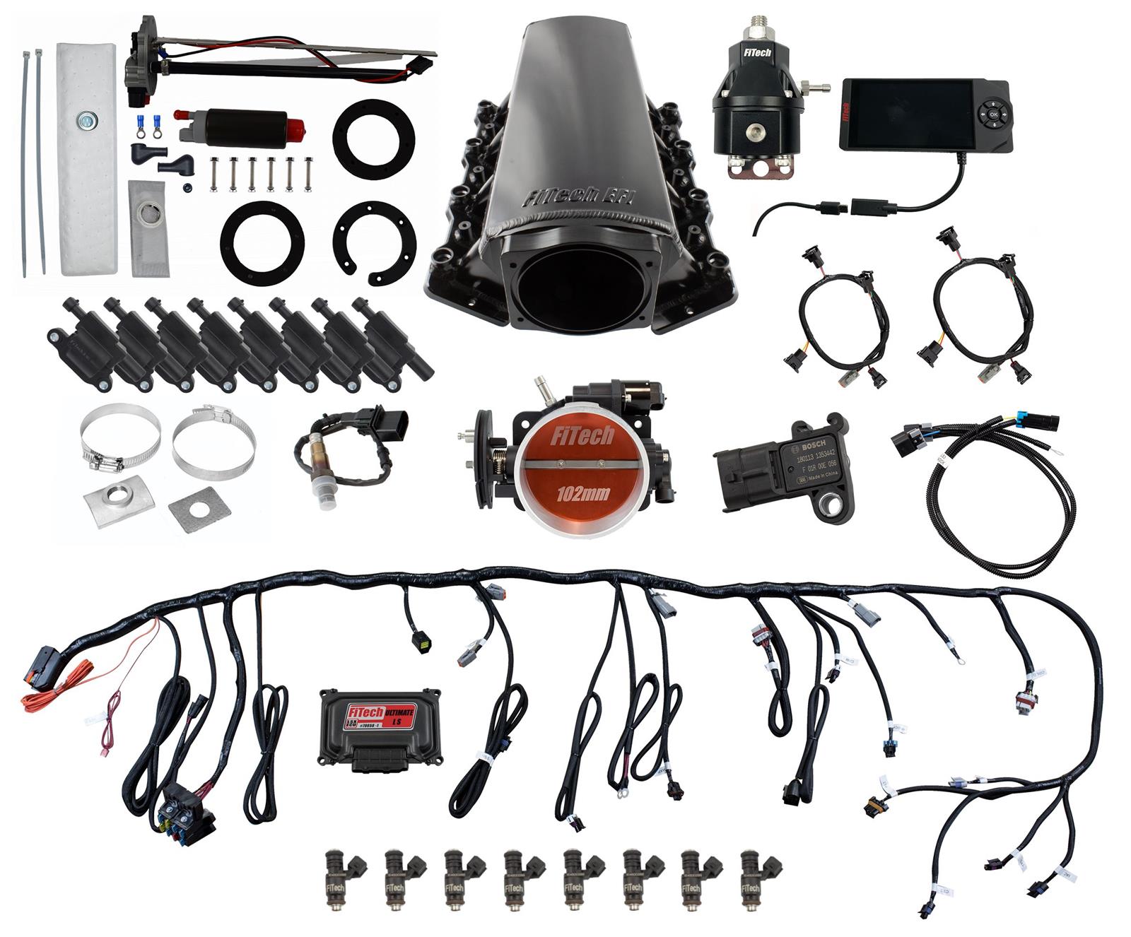 FiTech Ultimate LS EFI 750 HP Fuel Injection Systems 78603
